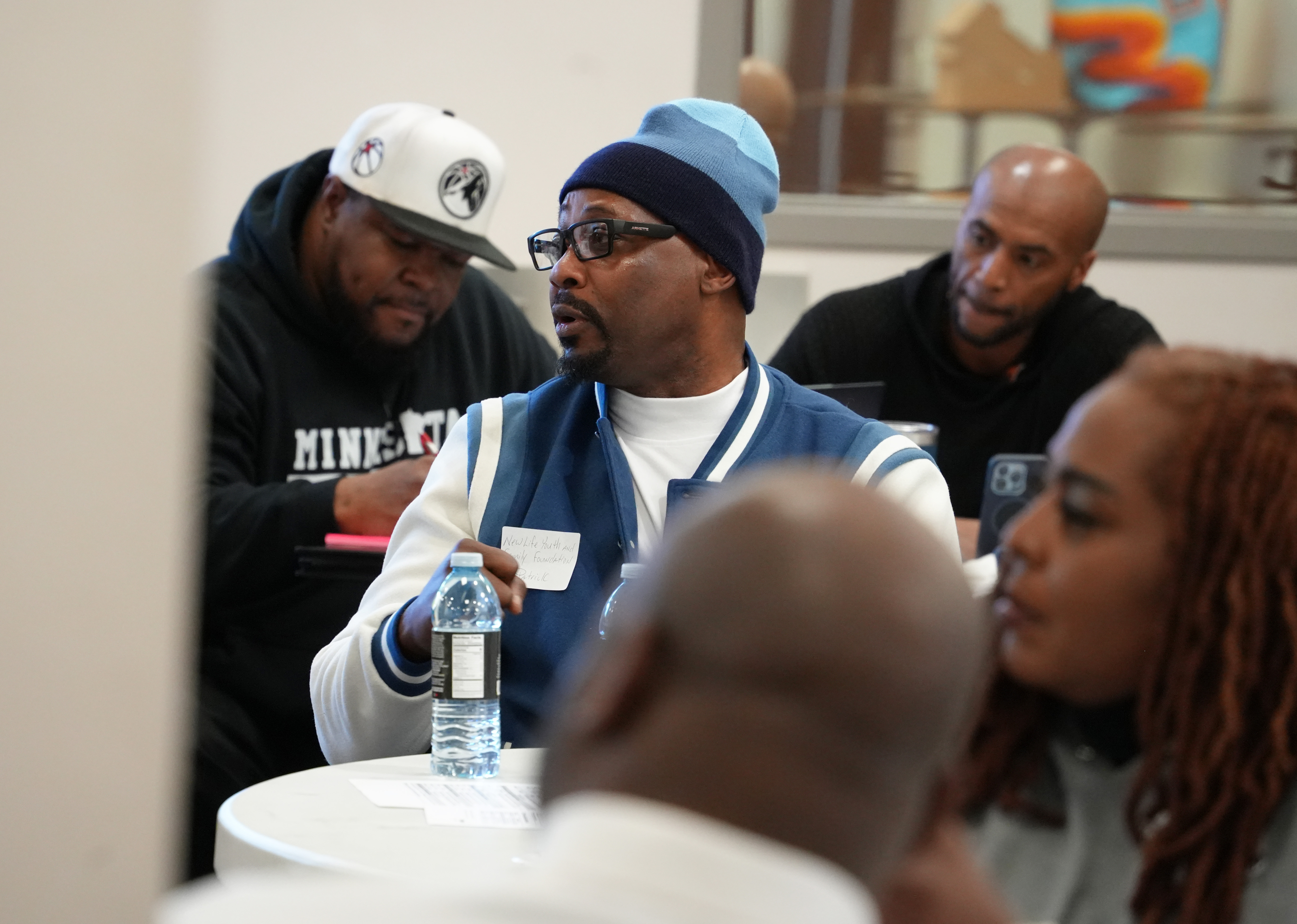 Members of the Blueprint Approved Institute take part in a learning session.