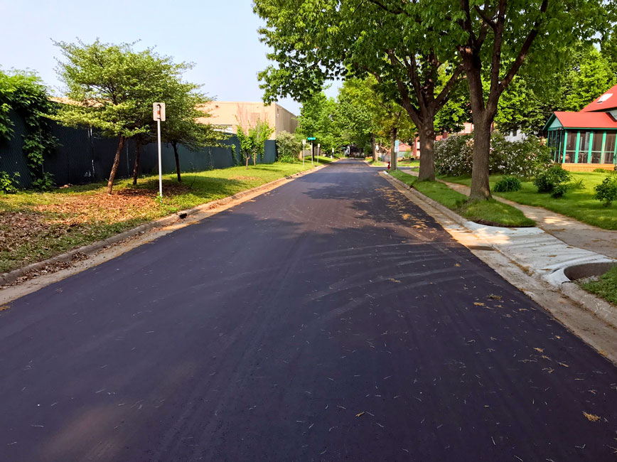 Evergreen Dr resurfacing results from 2019