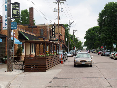 An example of a parklet.
