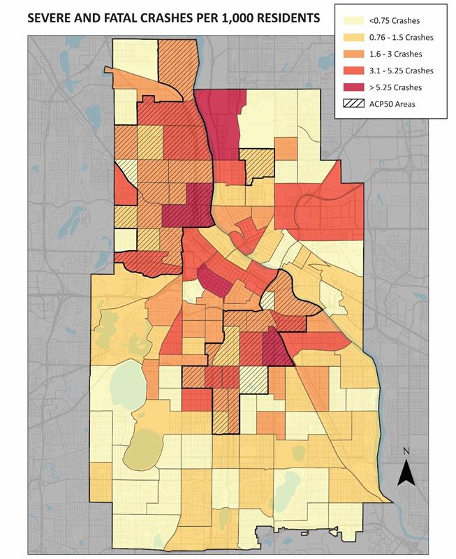 Severe and Fatal Crashes Vision Zero