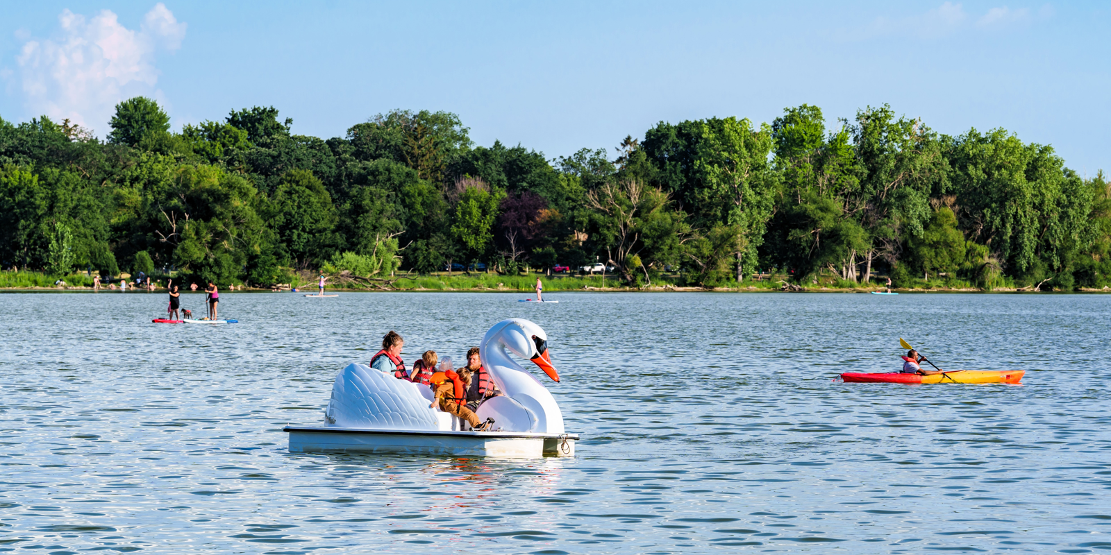 Lake Nokomis, by Lane Pelovsky, courtesy of Meet Minneapolis.