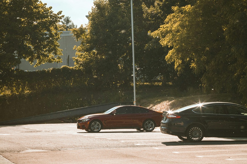 Cars Parked at a Parking Lot
