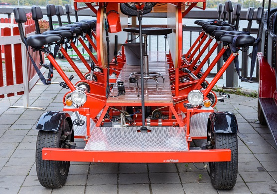 pedal pub car
